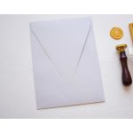 Z9263 - Világos szürke díszboríték - 20 cm x 14 cm