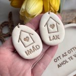 Páros kulcstartó IMÁD-LAK felirattal