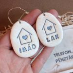 Páros kulcstartó IMÁD-LAK felirattal