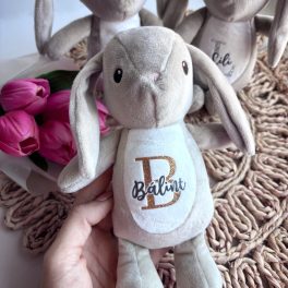 Névre szóló plüss nyuszi