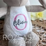 Névre szóló plüss nyuszi