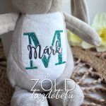 Névre szóló plüss nyuszi