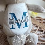 Névre szóló plüss nyuszi